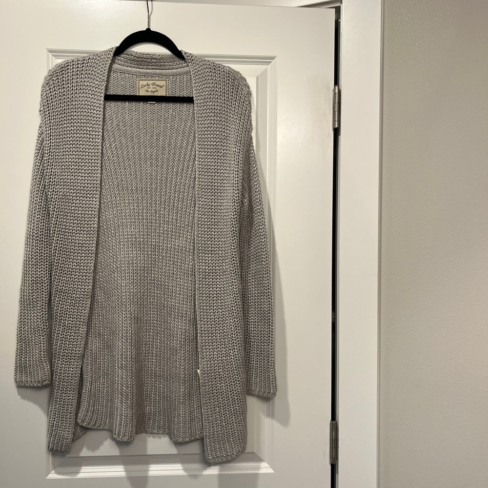 Gorgeous NWOT Lucky Brand Gray Women's Sweater XS